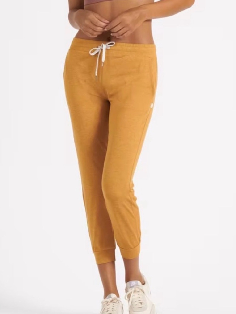 Vuori women’s performance jogger pants - Flax heather